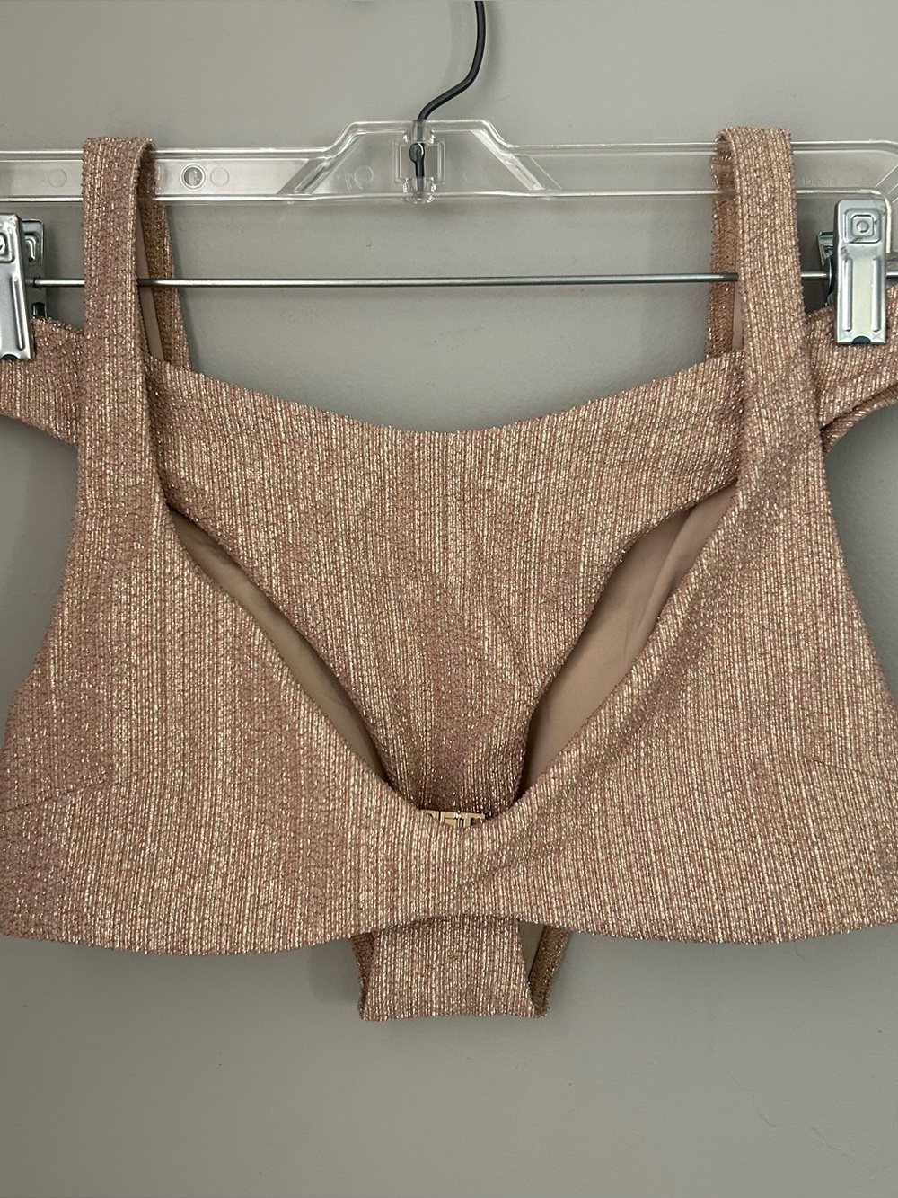 Zimmermann Rose Gold Shimmer Bikini Sz 4-6